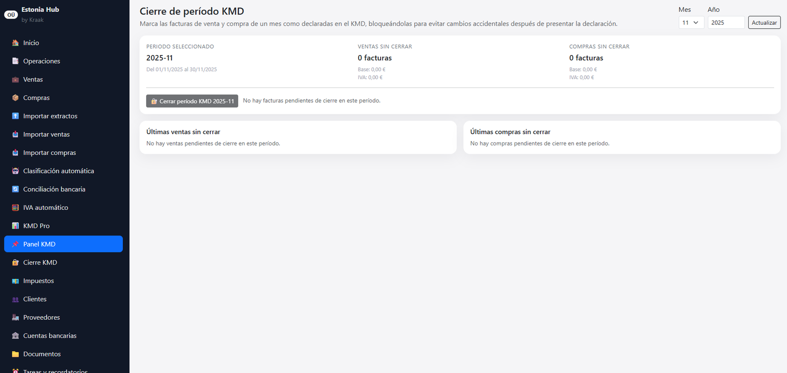 Panel mensual en Eston-IA